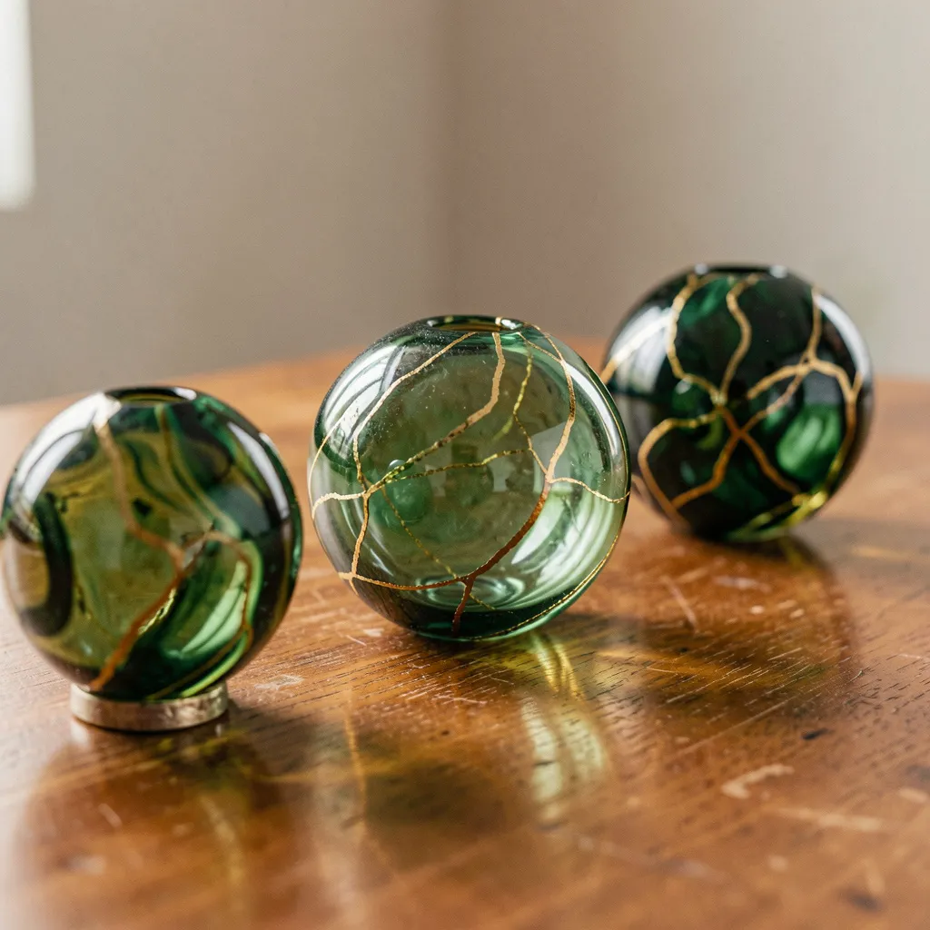 Glasmaterial i naturligt ljus