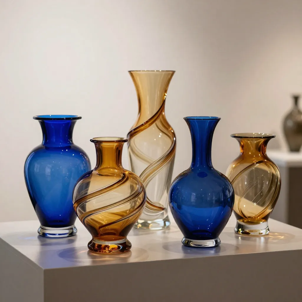 Färdigt glasobjekt poleras